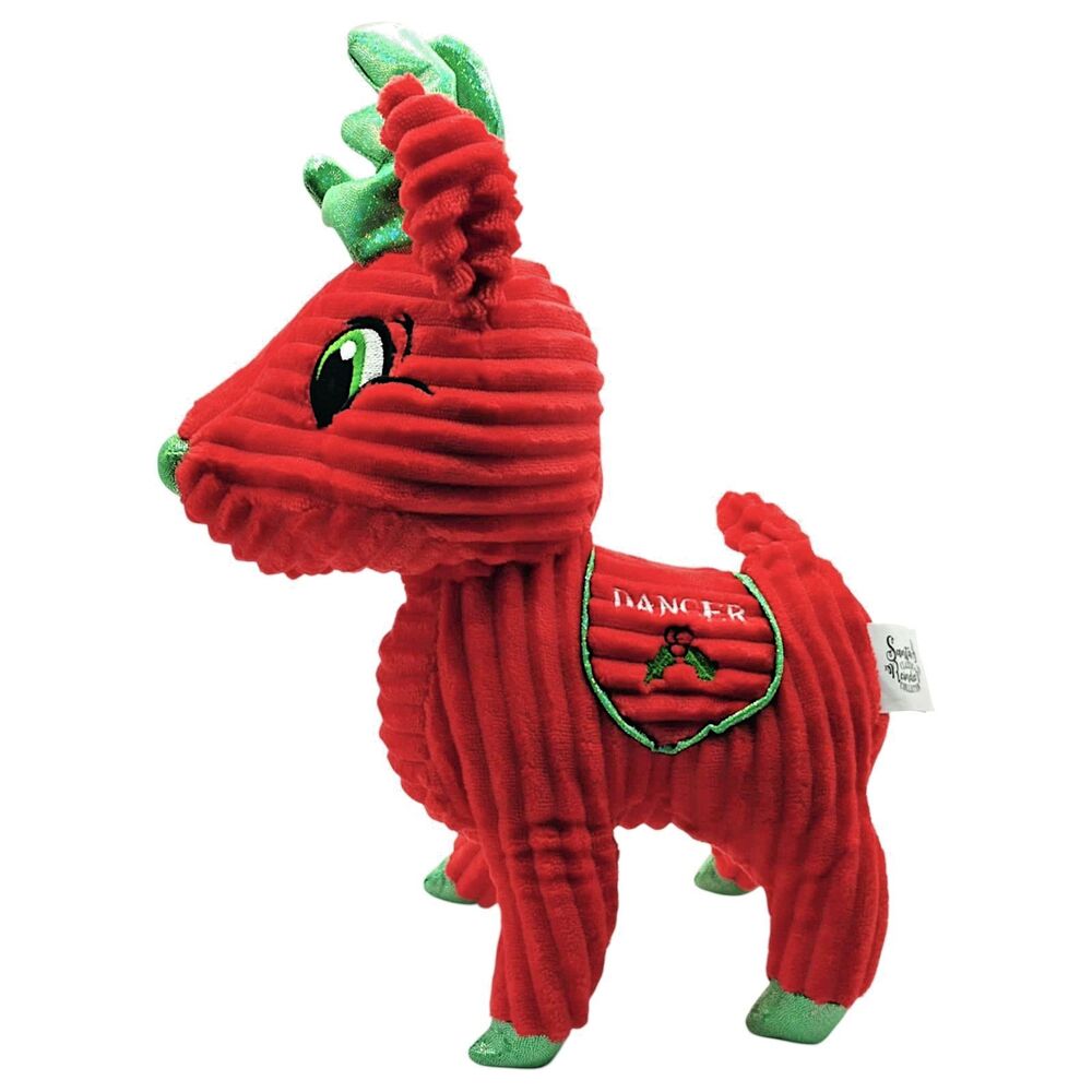 Kellytoy Sugarloaf Dancer Reindeer Red Velvet Plush Stuffed Animal Christmas 11"